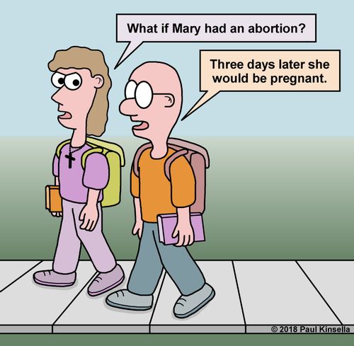 "What if Mary had an abortion?"