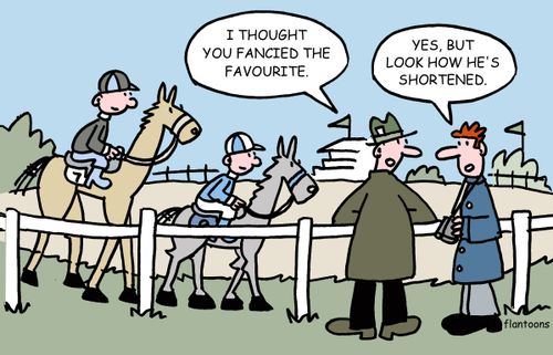 "I thought you fancied the favourite."