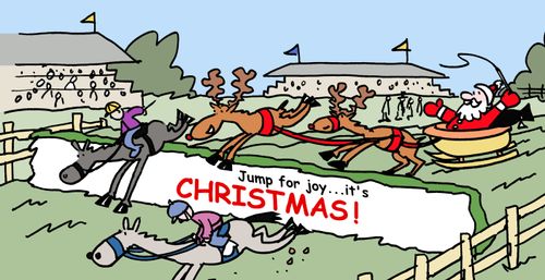 Jump for joy. It's Christmas.