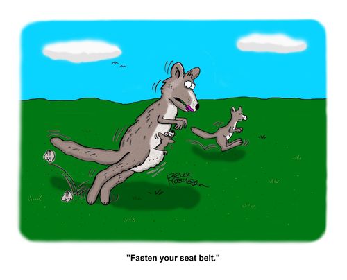 "Fasten your seat belt."