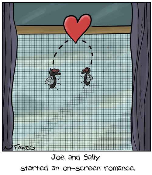 Joe and Sally started an on-screen romance.