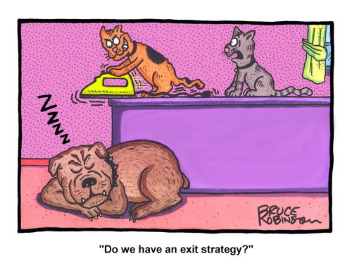 "Do we have an exit strategy?"