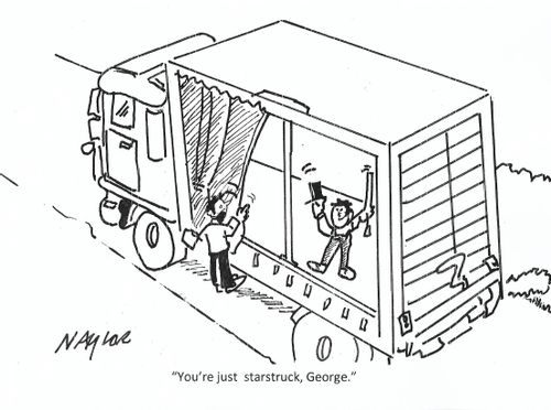 "You're just starstruck, George."