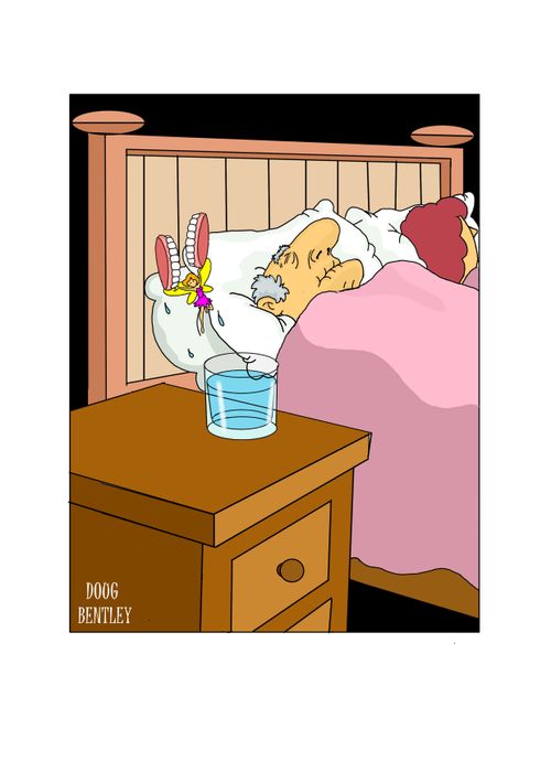 Tooth Fairy stealing dentures