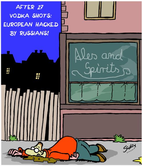 After 27 Vodka: European Hacked By Russians!