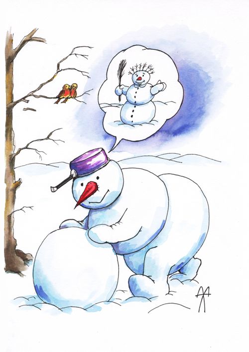 Snowman fantasy