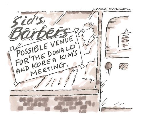 Sid's Barbers: Possible venue for 'The Donald' and Korea Kim's meeting.