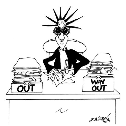 "In" and "Way Out."