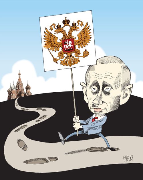 Putin, the new Tsar.