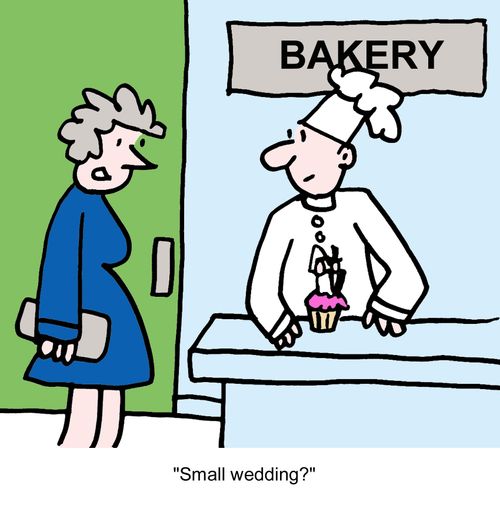 "Small wedding?"