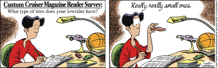 Custom Cruiser Magazine Reader Survey: What type of tires does your lowrider have?"