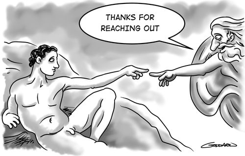 "Thanks for reaching out."