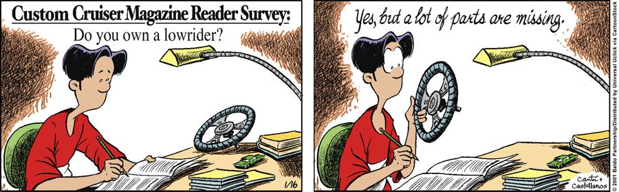 Custom Cruiser Magazine Reader Survey: Do you own a lowrider?"