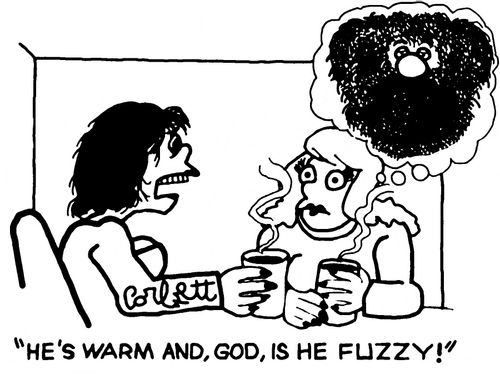 "He's warm, and god, is he fuzzy!"
