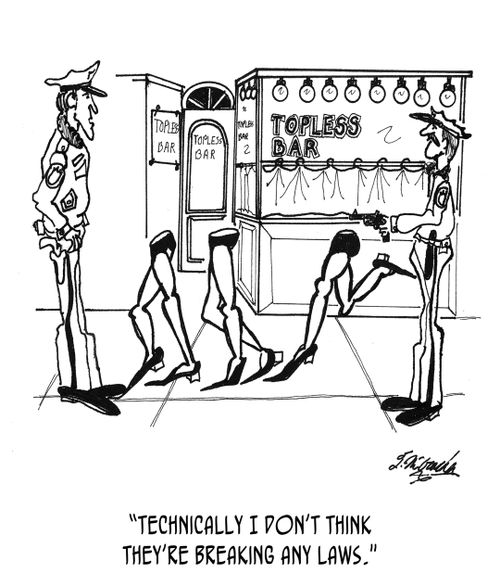 "Technically I don't think they're breaking any laws."