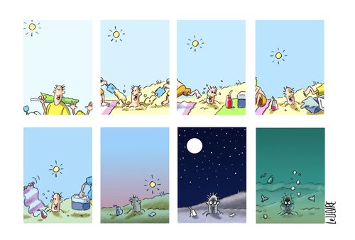 A day at the beach