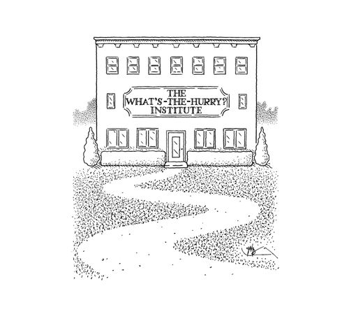The What's-The-Hurry? Institute