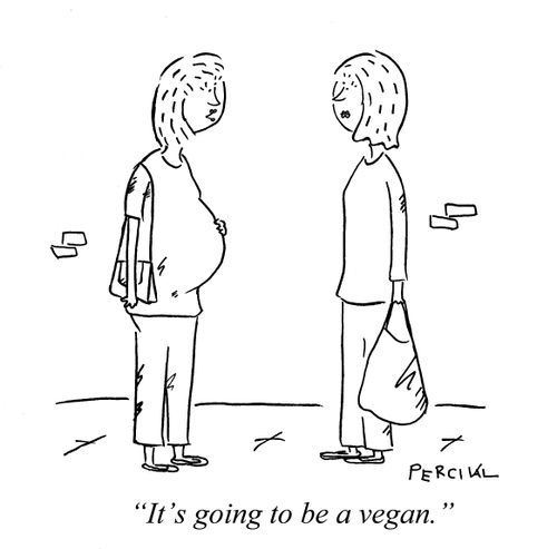 'It's going to be a vegan.'
