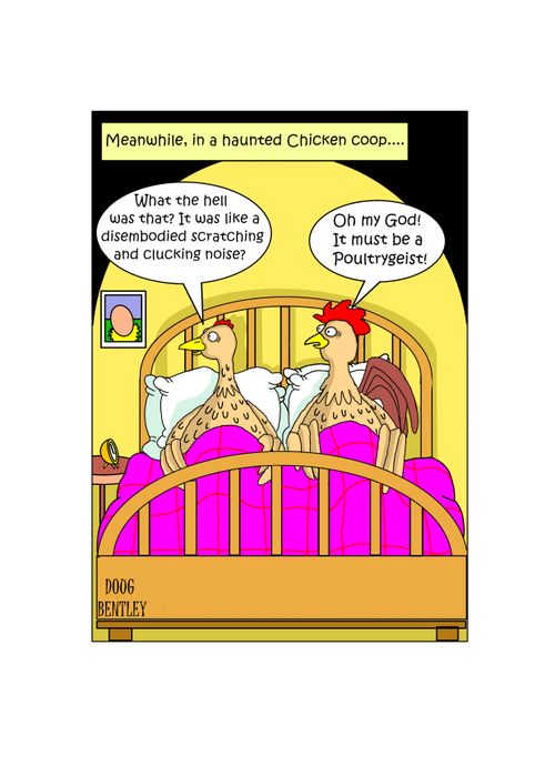 Meanwhile, in a haunted Chicken coop....