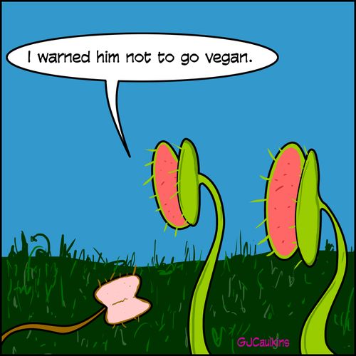 "I warned him not to go vegan."