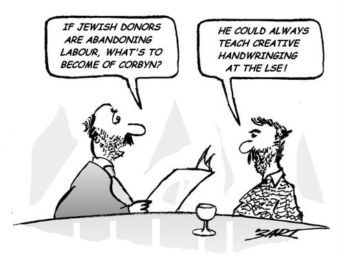 "If Jewish donors are abandoning Labour, what's to become of Corbyn?"