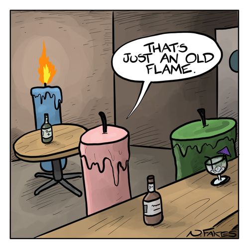 "That's just an old flame."