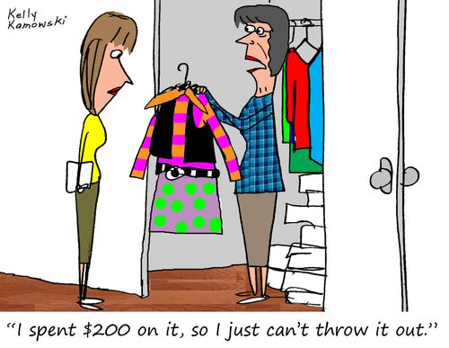 "I spent £200 on it, so I just can't throw it out."
