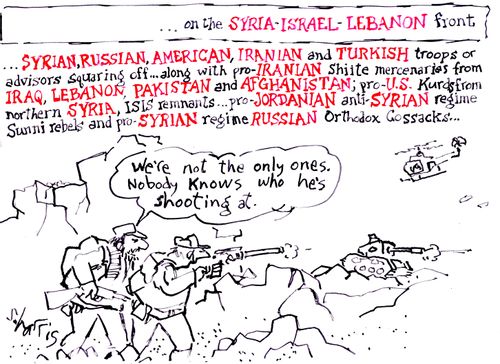 '...on the Syria-Israel-Lebanon front...'