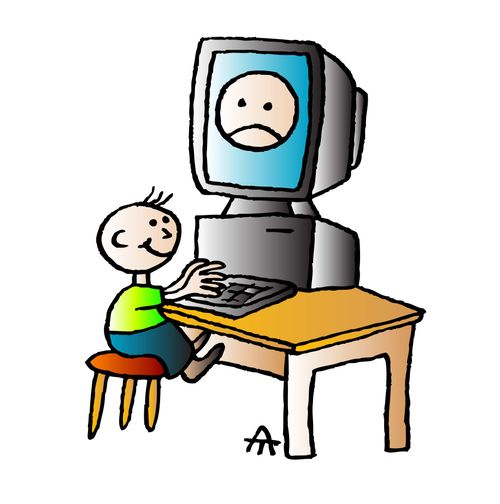 Boy and PC