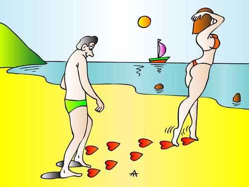 Romance at the Beach