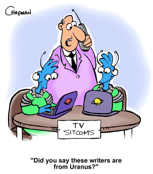 "Did you say these writers are from Uranus?"