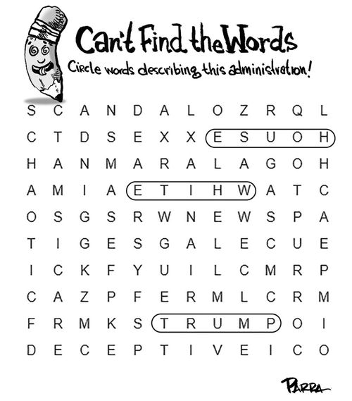 Trump White House Word Search