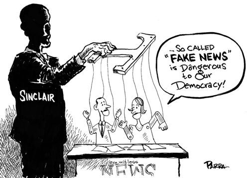 "....So called 'fake news' is dangerous to our democracy!"