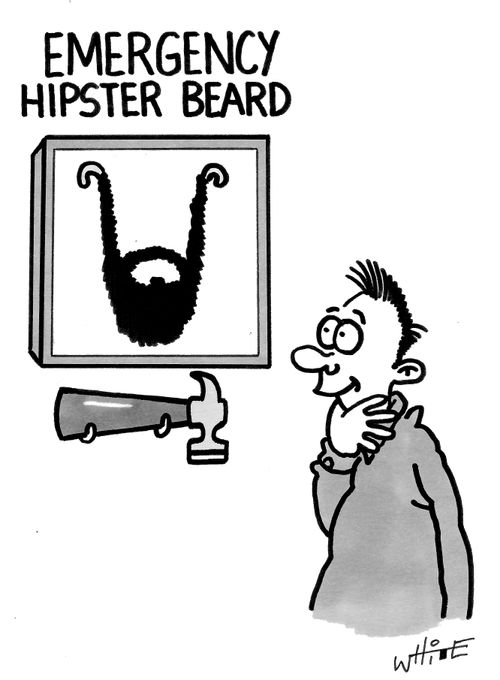 Emergency Hipster Beard