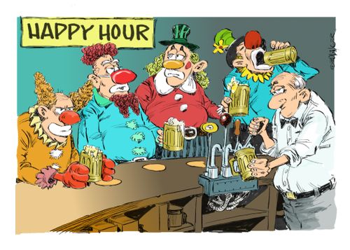 Clown Happy Hour