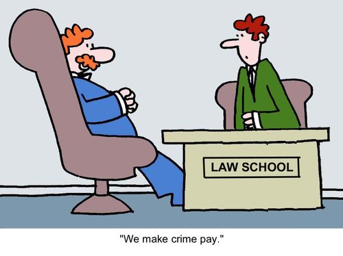 "We make crime pay."