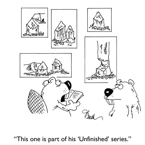 "This one is part of his 'Unfinished' series."