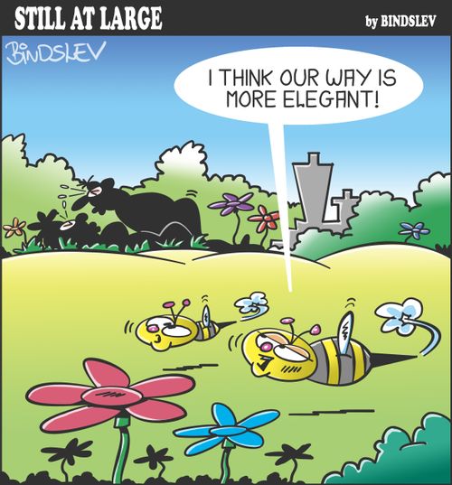 "I think our way is more elegant!"