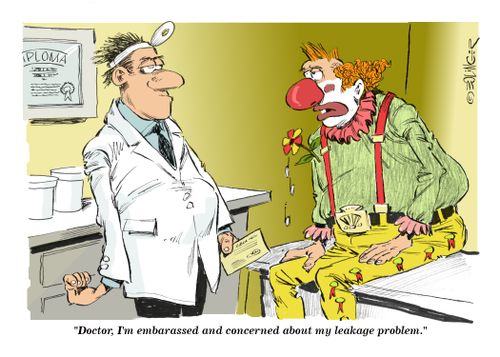 "Doctor, I'm embarassed and concerned about my leakage problem."