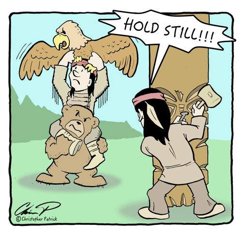"HOLD STILL!!!"