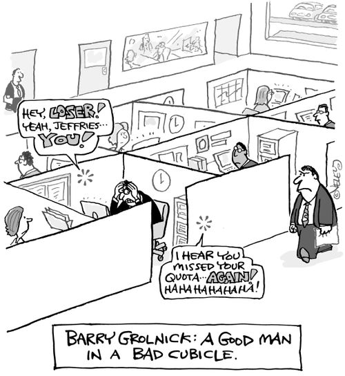 Barry Grolnick: a Good Man in a Bad Cubicle.