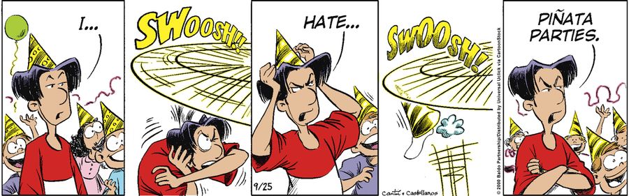 "I...hate...pinata parties."
