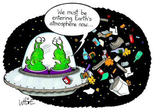 "We must be entering Earth's atmosphere now...."