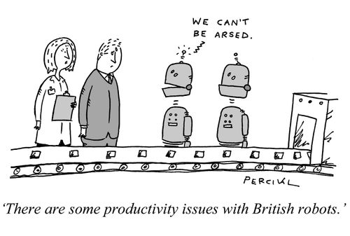 "There are some productivity issues with British robots."
