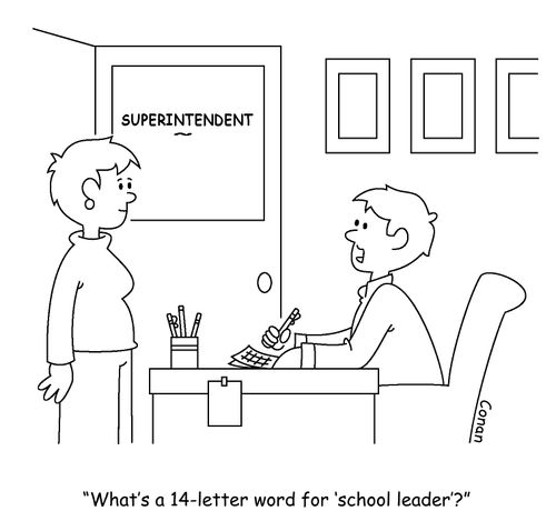 "What's a 14-letter word for 'school leader'?"