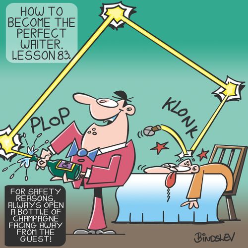 How to become the perfect waiter. Lesson 83.