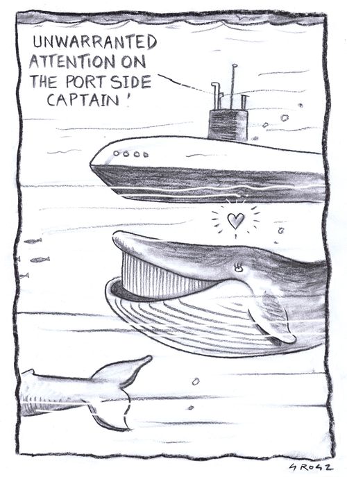 "Unwarranted attention on the port side Captain.'