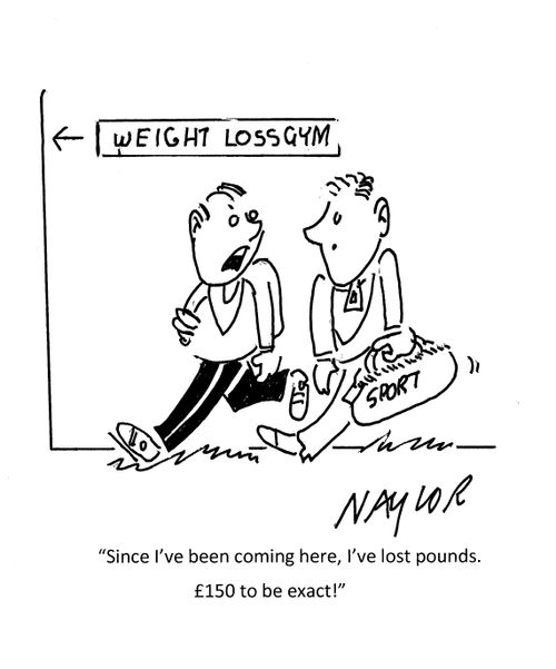 "Since I've been coming here, I've lost pounds. £150 to be exact!"