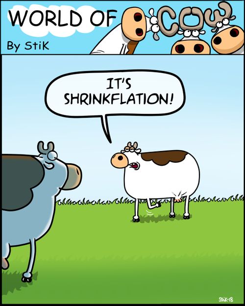"It's shrinkflation!"