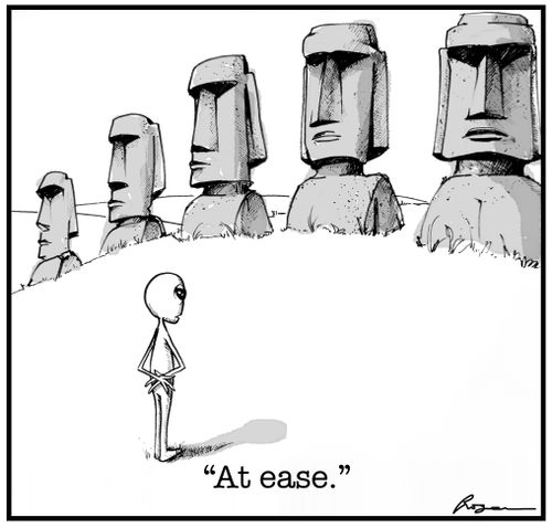 "At ease."